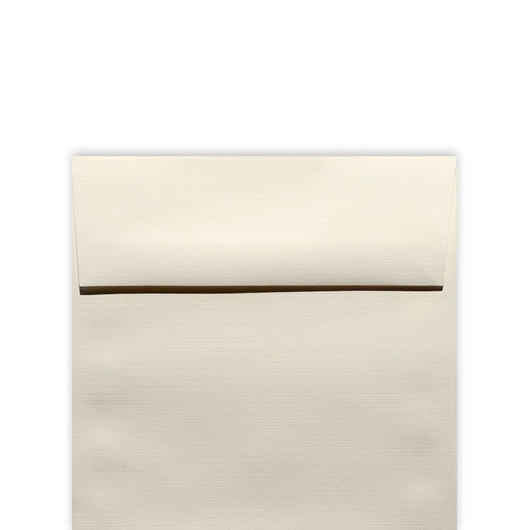 Classic Linen Natural White In X Square Envelopes T