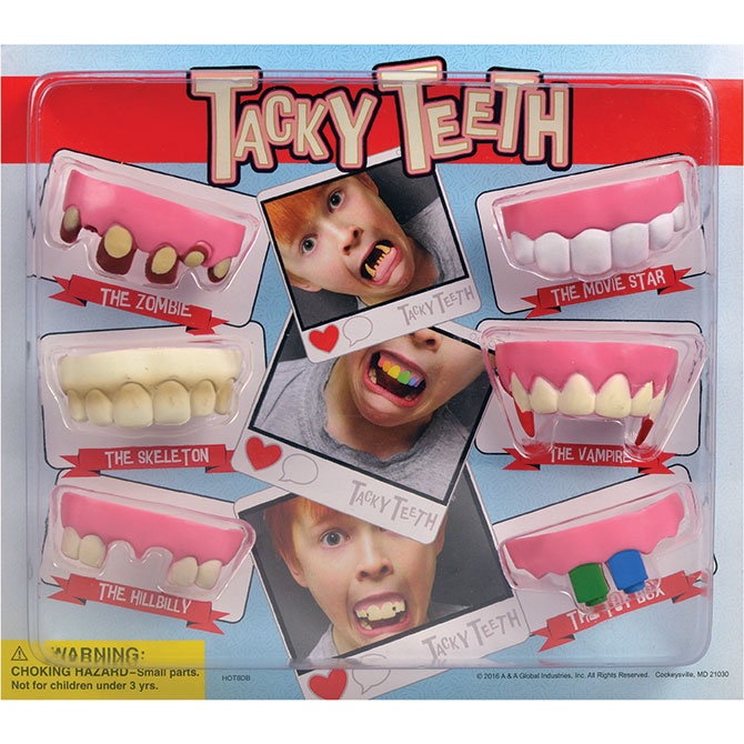 Tacky Teeth Asst (100Pcs)