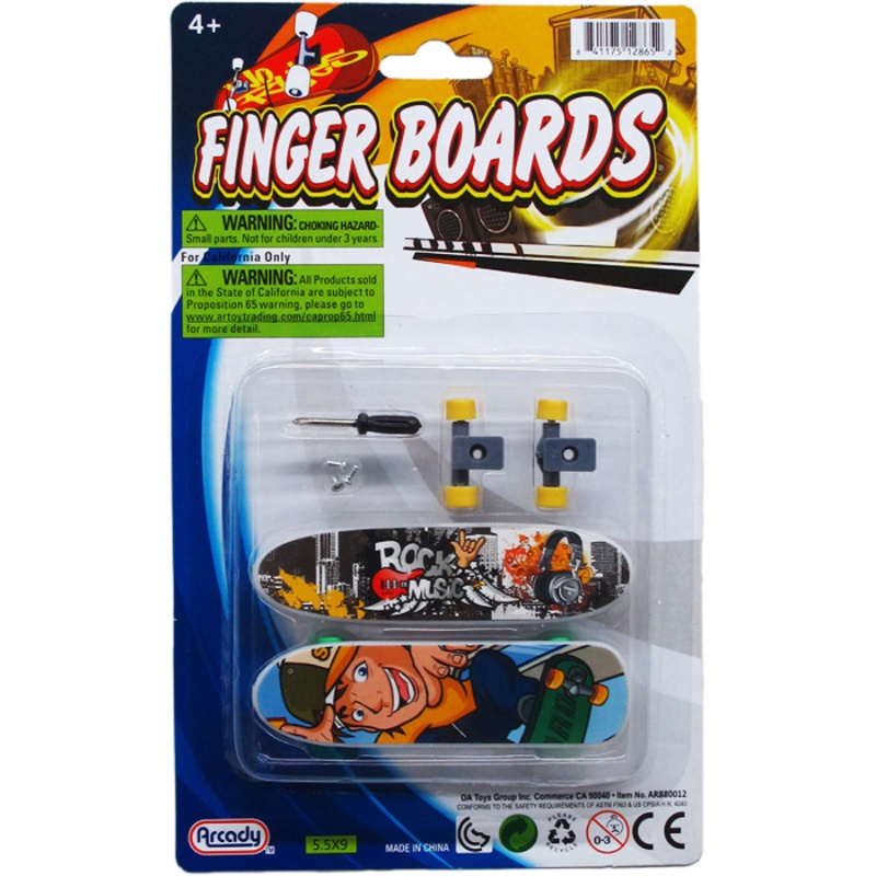 Finger Skateboards 2Pk 3.75In