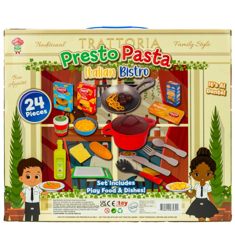 Presto Pasta Italian Bistro Playset 24Pc