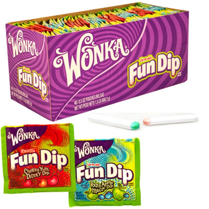 Fun Dip Cherry & Razzapple Display Box (48 Pcs)