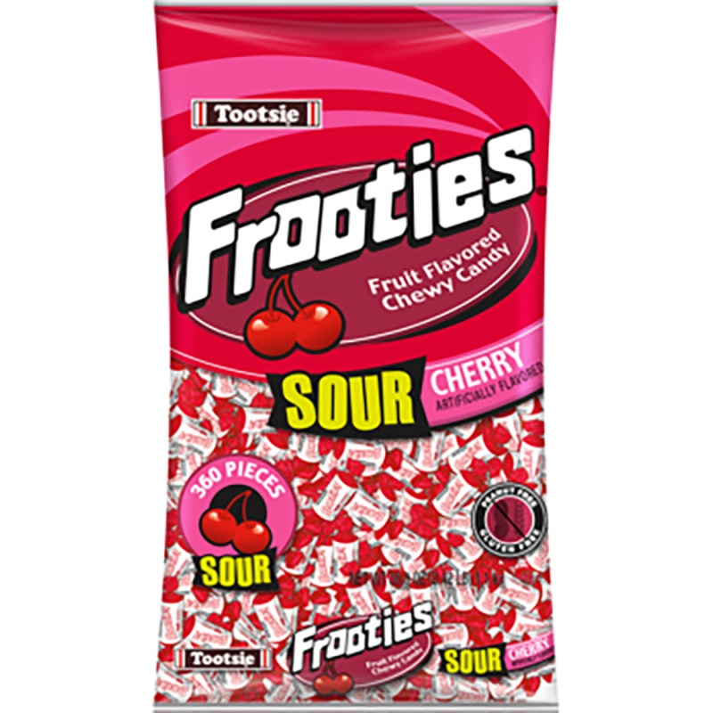 Tootsie Roll Frooties Sour Cherry Bag (360 Pcs)