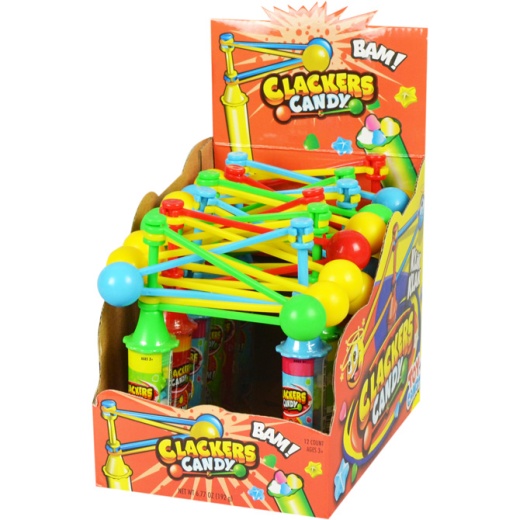Clacker Toy & Candy Display Box (12Pcs)
