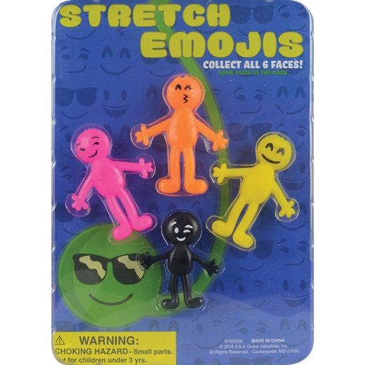 Stretch Emojis In 1.1In Capsules (250Pcs)