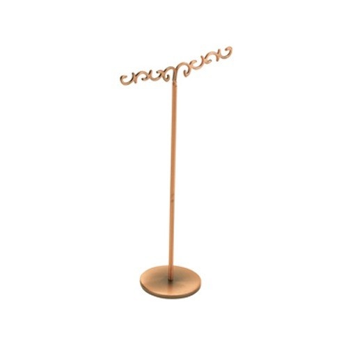 Multi-Pair Fish-Hook Earring Stands In Copper, 6.5" h