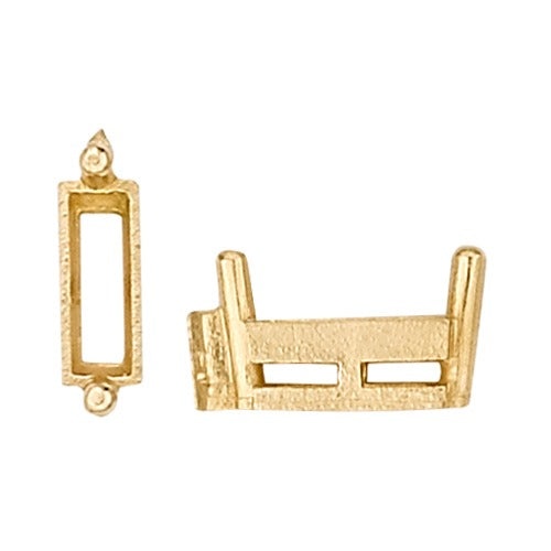 14K Yellow Straight Baguette with Airline