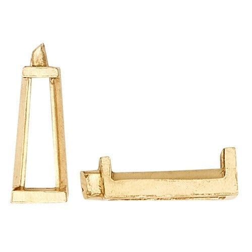 14K Yellow Tapered Baguette Setting