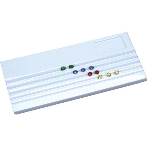 White Grooved Sorting Trays
