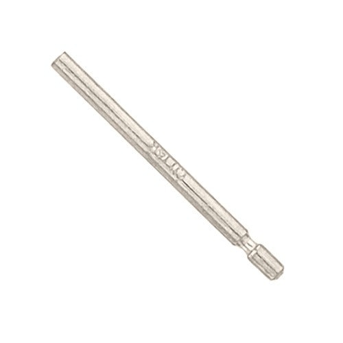 14K White Friction Post