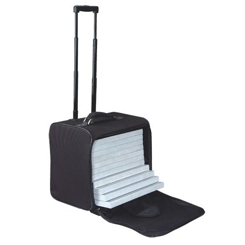 Soft Wheeled Suitcases, 15" H - A&A Jewelry