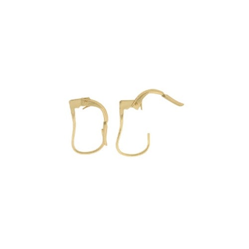 18K Yellow Lever Back