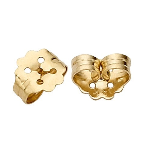14K 0.031" Hole Push-On Screw-Out Earring Back