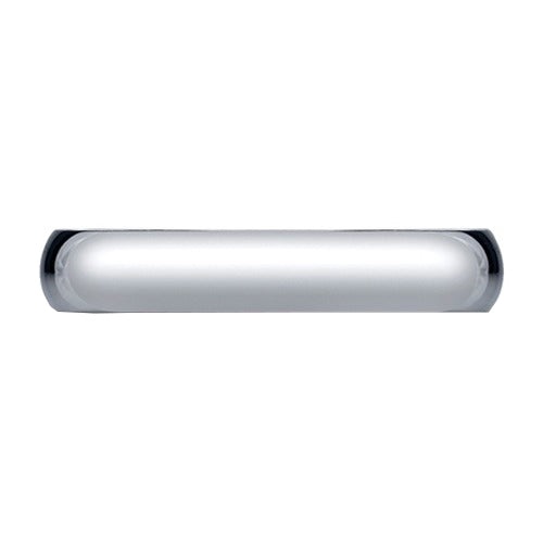 14K White Gold Half Round Band 4 Mm