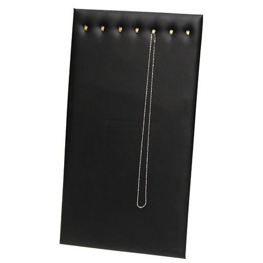 7-Hook Necklace Easels in Onyx - Stunning Jewelry Display Solution