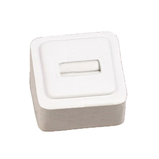 Single-Slot Angled Ring Bar Displays In Pearl