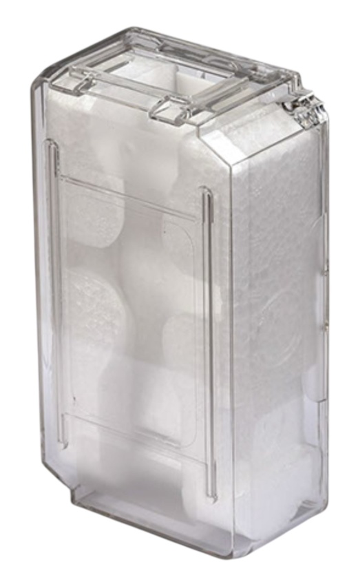 Clear Plastic Watch Coffin Box