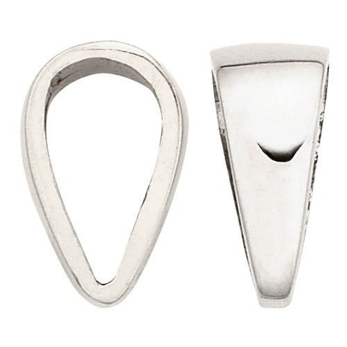 14K White Solder-On Heavy Bail - Premium Quality Jewelry Findings