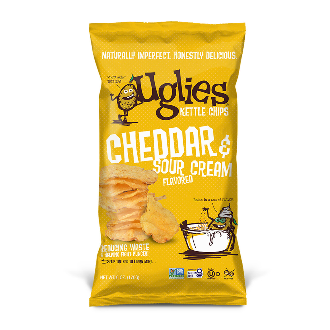 Cheddar & Sour Cream Kettle Chips 12/6Oz