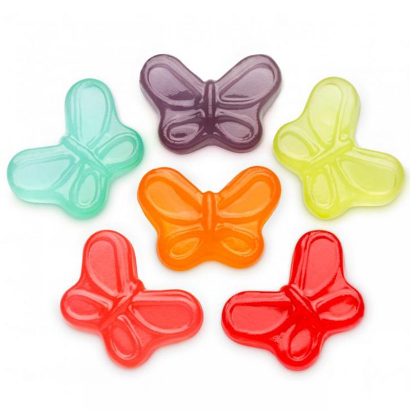 Mini Gummi Butterflies 4/5Lb
