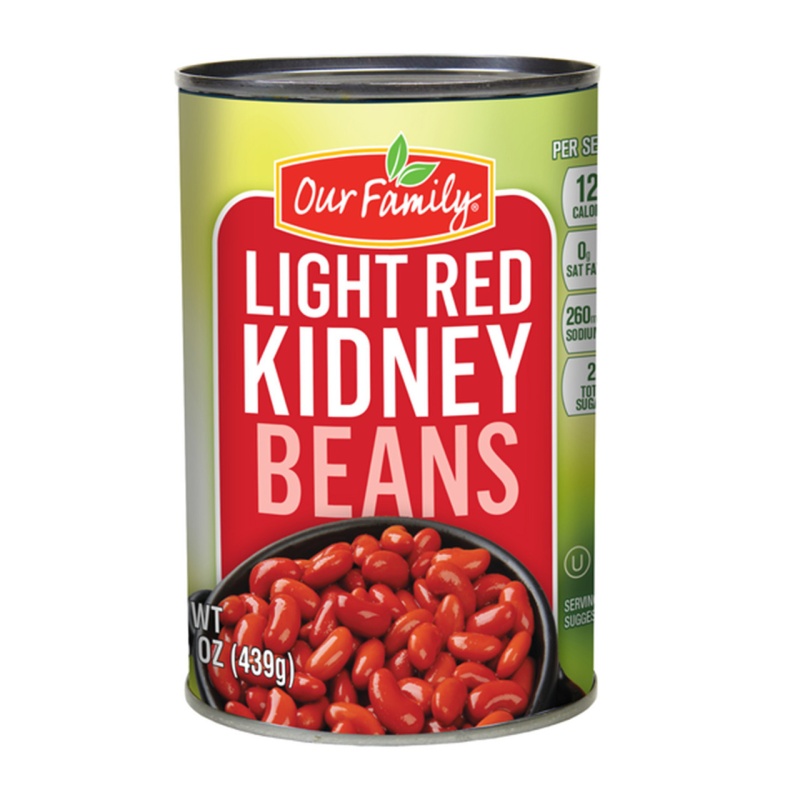 Light Red Kidney Beans 12/15.5Oz