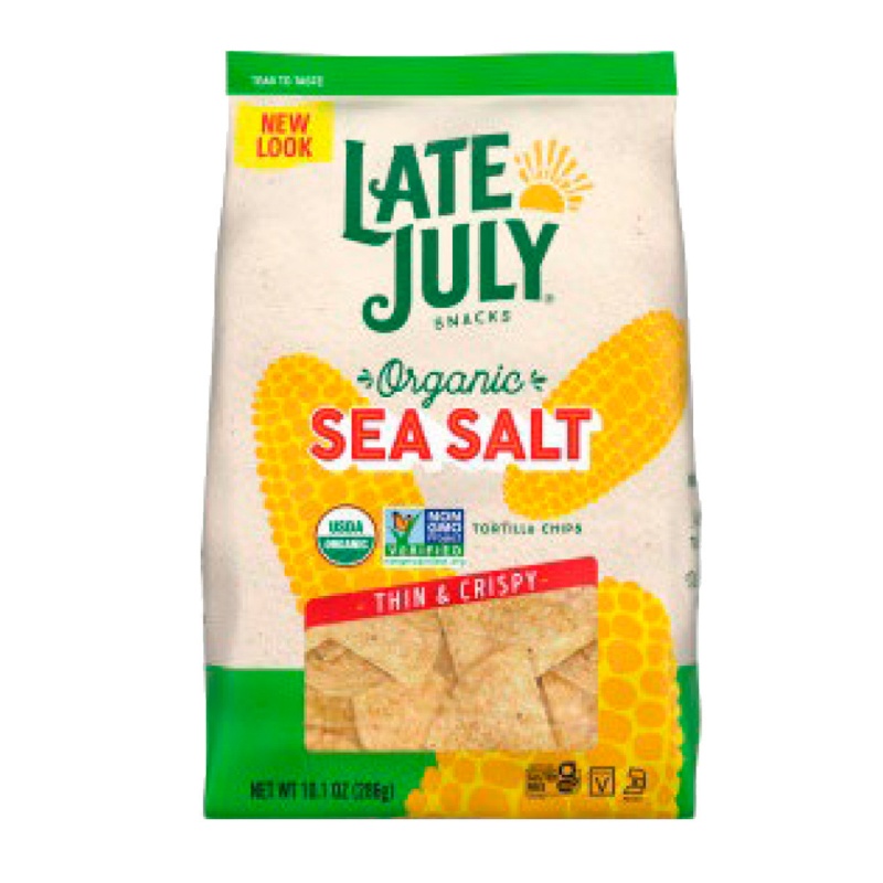 Sea Salt Tortilla Chips 9/10.1Oz