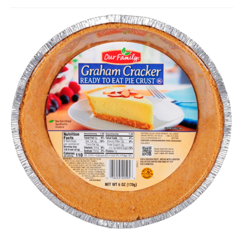 Graham Cracker Pie Crust 12/6Oz