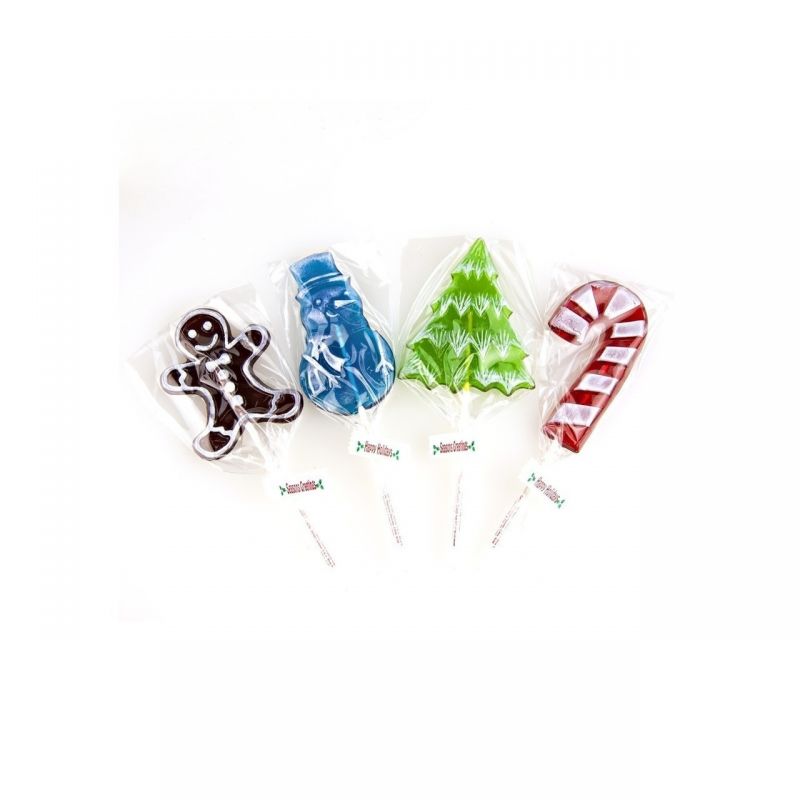 Assorted Christmas Frosted Pops 24Ct