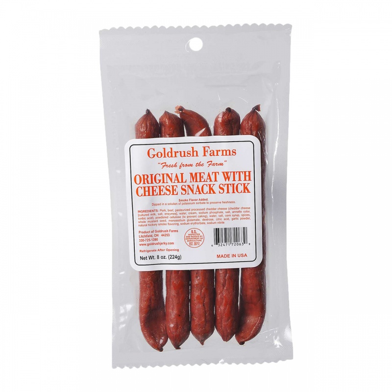 Original Meat & Cheddar Cheese Snack Sticks 12/8Oz