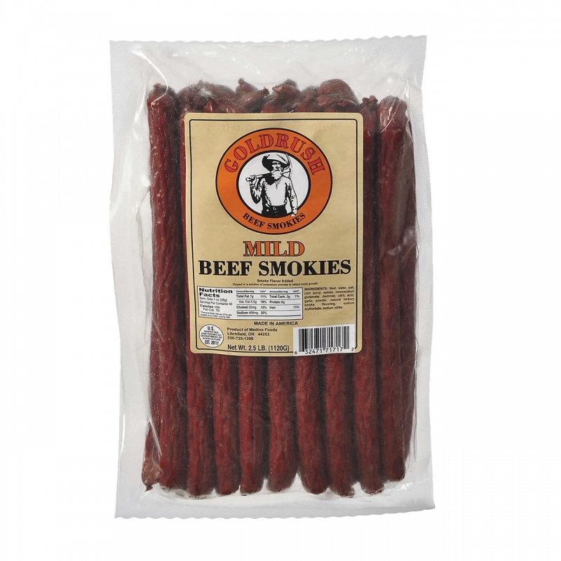 Prospector's Choice Mild Beef Smokies Sticks 3/2.5Lb