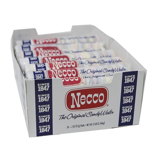 Necco Wafer Rolls 12/24Ct - Original Candy Wafer