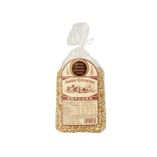 Extra Large Caramel-Type Popcorn 8/2Lb - Amish Country Popcorn