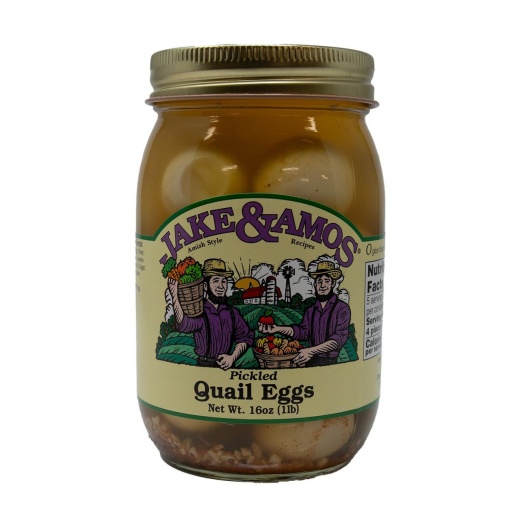 Jake & Amos Pickled Quail Eggs 12/16Oz