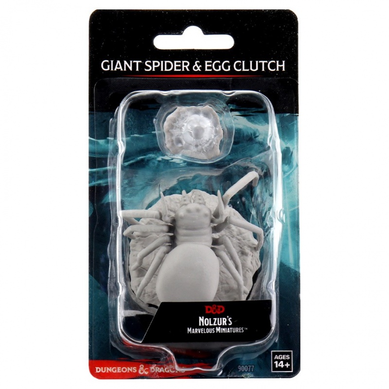 D&D Nmu Giant Spider & Egg Clutch W12