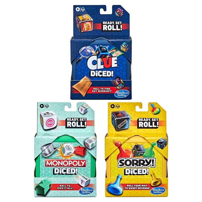 Buy Hasbro Dice Games Ast (4) Online Portable Travel Games for Kids