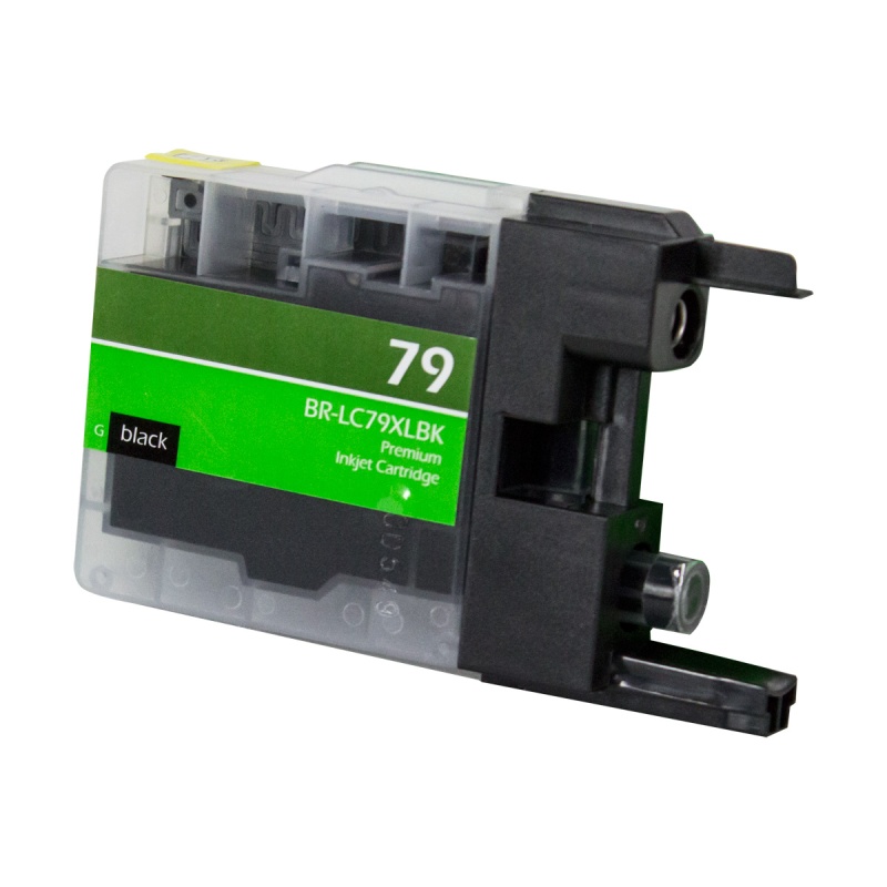 Brother OEM LC79XLBK Compatible Inkjet Cartridge: Black, 2400 Yield