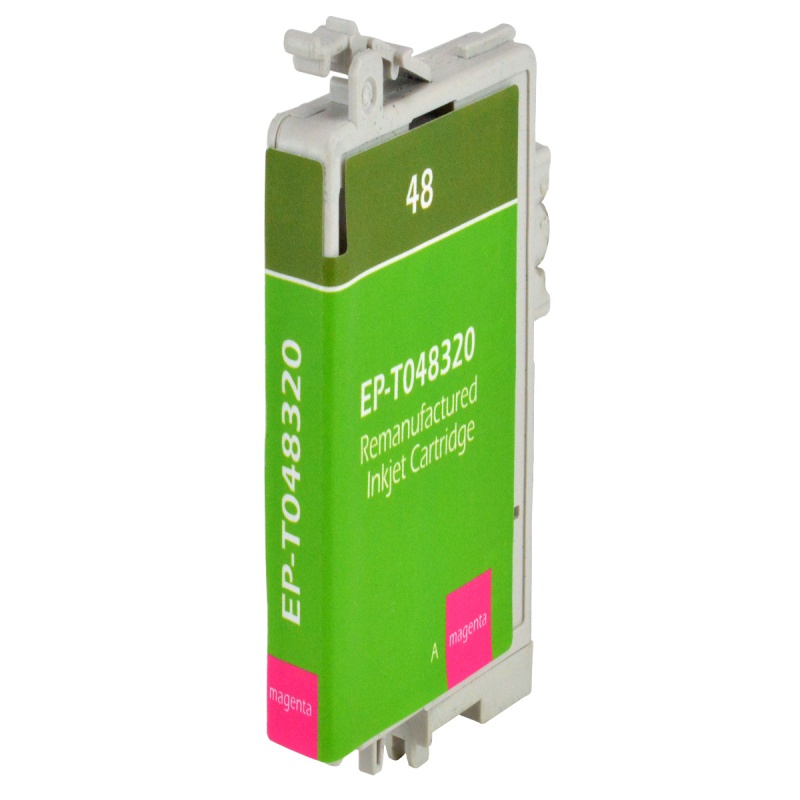 Epson OEM 48, T048320 Remanufactured Inkjet Cartridge: Magenta, 430 Yield, 16ml