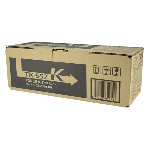 Kyocera Mita OEM 1T02HM0US0/TK552K Toner Cartridge: Black, 7K Yield
