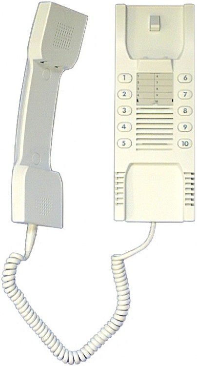 10 Call Wall Handset-Buzz-Whit. Use With Nh208tvu Or Nh908a Power Supply. Requires #R2006 When Used With Nh208tvu