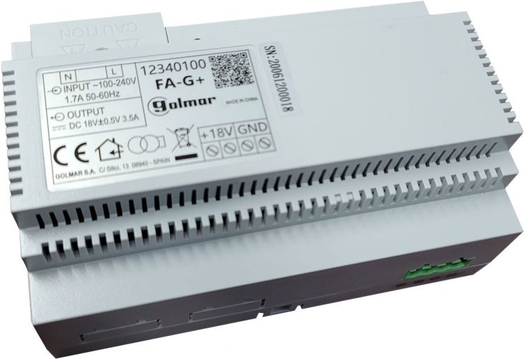 G+ 18Vdc Sys Power Supply Unit. Requires 55-784 Electrical Cable