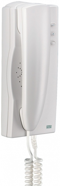2 Wire Wall Handset-Buzz-White. Use With Nh209 Series Power Supply/Amplifier Or With Sentryvox Switchboard Master