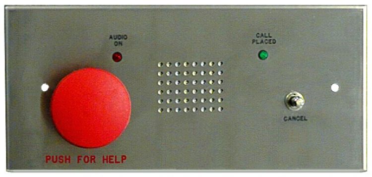 Remote Station-St. Steel-Flush. Use With Nc150n/Nc200n Systems Requires Oh600 Flush Back Box Has Mushroom Call Button