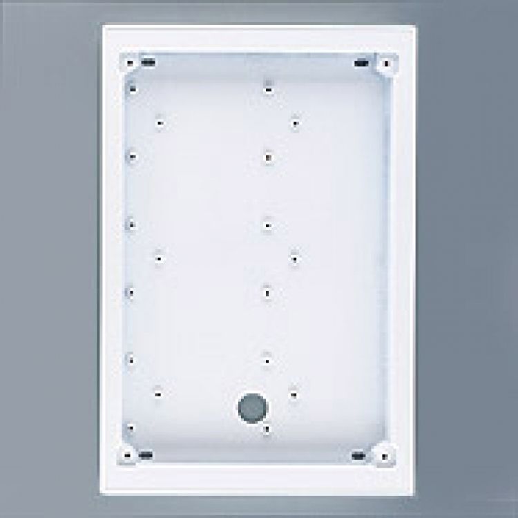 3H X 2W Surface Back Box-White. Requires Mt6/2W Series Frame