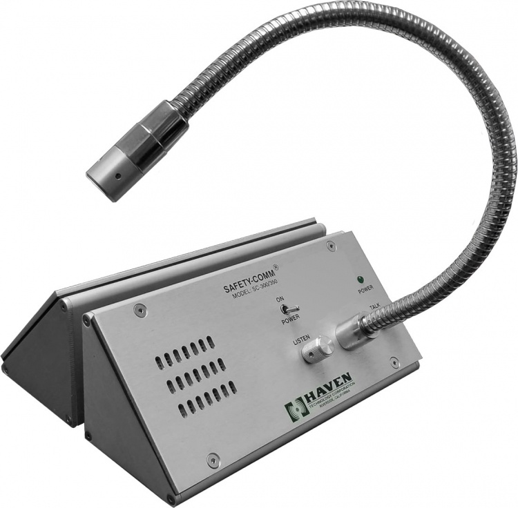 Counter Mount Intercom+Goosnck. Comes With 18Vdc Plug-In Power Supply Unit And 15" Gooseneck Mic. - Rj45 Audio Output