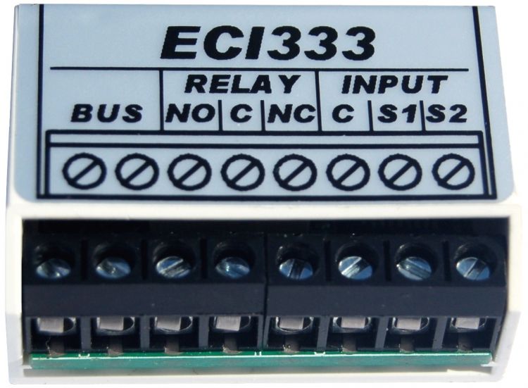Qwikbus Ecall Interface--2 Inp. Allows For Up To 2 Dry Contact Inputs On A Qwikbus Ecall Sys. Has A Form 'C' Relay Output