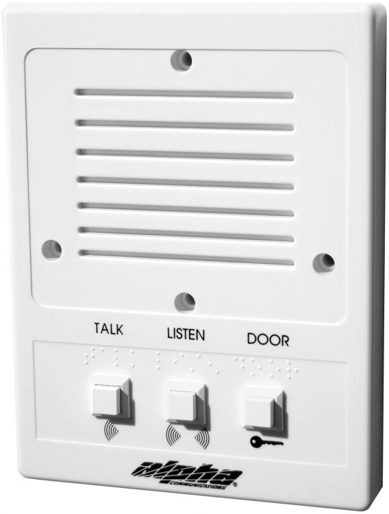 "Universal" Intercom Station For 5-Wire, 4-Wire Or 3-Wire Systems. Versatile Plastic Intercom Station For Use With Ia543, Pk543 Or Pk543a Amplifiers