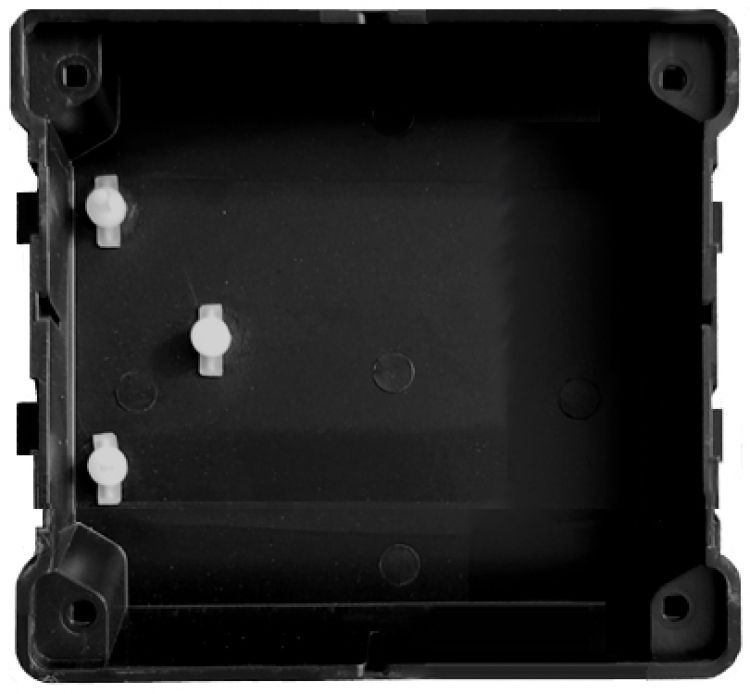 1 Module/1 Wide Flush Back Box. Requires Mt1 Series Frame