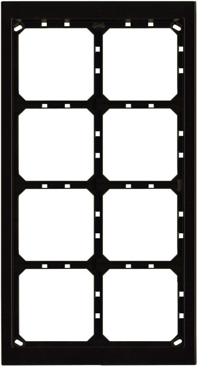 4Hx2w Module Panel Frame-Brown. Requires Upg8/2 Flush Box Or Apg8/2B Surface Box Includes 8 Mvrb Locking Strips