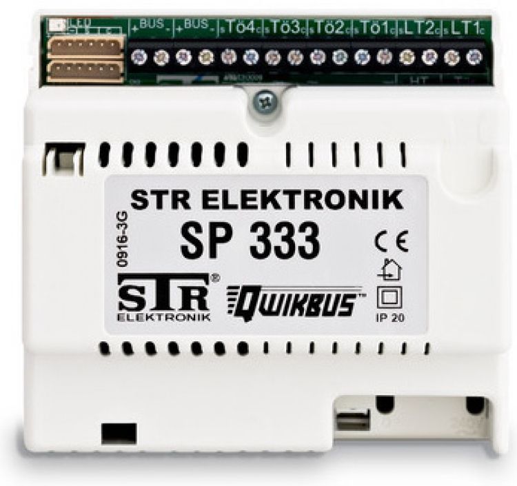 Qwikbus Intelligent Controller. 1 Required For 40 Audio Units. Requires Snt333s Power Supply For 2-Wire Qwikbus Systems