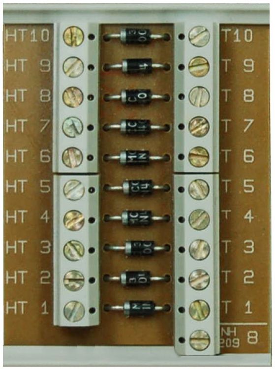 10-Diode Board Assembly-W/Tape. Use With Nh209 Ser. Amplifier Or With 5661 Nocoax Imagecom Or With Pk292a Amplifier