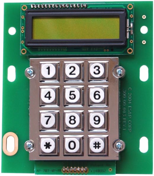 REPL KEYPAD+DISPL.-TE903/TE904 - Includes Keypad and P.C. Board Behind Keypad